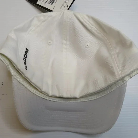 Volcom Mens Full Stone Flexfit Cap L / XL Xfit White New Hat - Picture 8 of 11